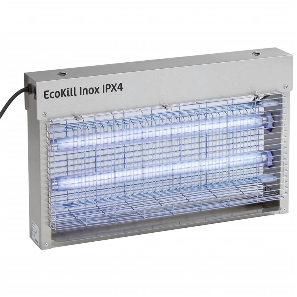 VidaXL - Kerbl Elektrische vliegendoder EcoKill Inox IPX4 2x15W 299935